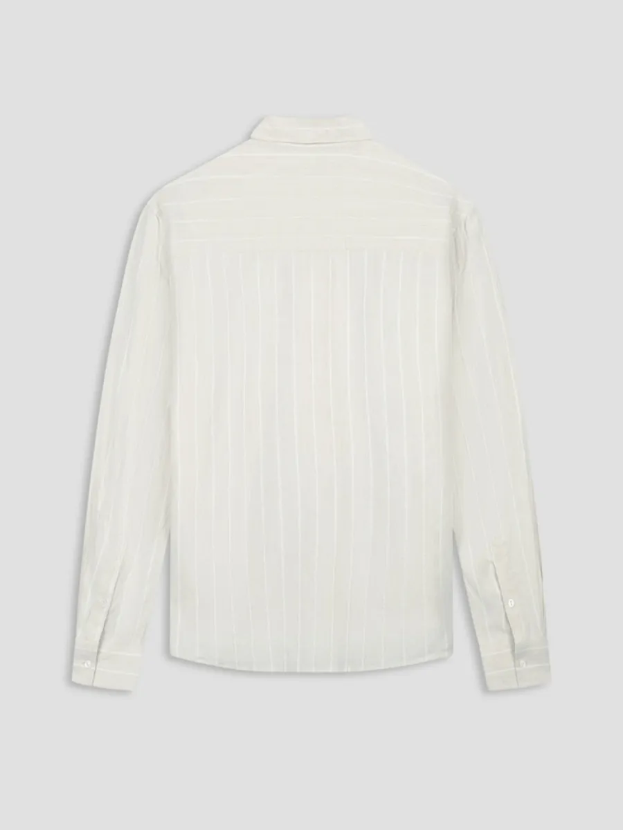 law-of-the-sea-serene-striped-dobby-shirt-10372-901-coconut-milk-off-white-4 Law of the Sea-Serene striped dobby shirt-10372-901 Coconut milk-OFF WHITE