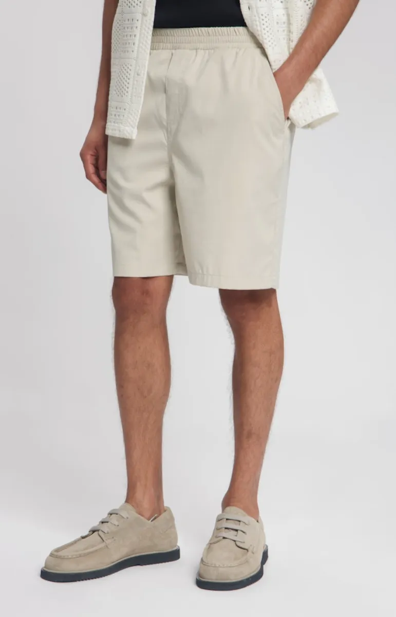 Law of the Sea-Star melange short-10416-903 Almond milk-OFF WHITE