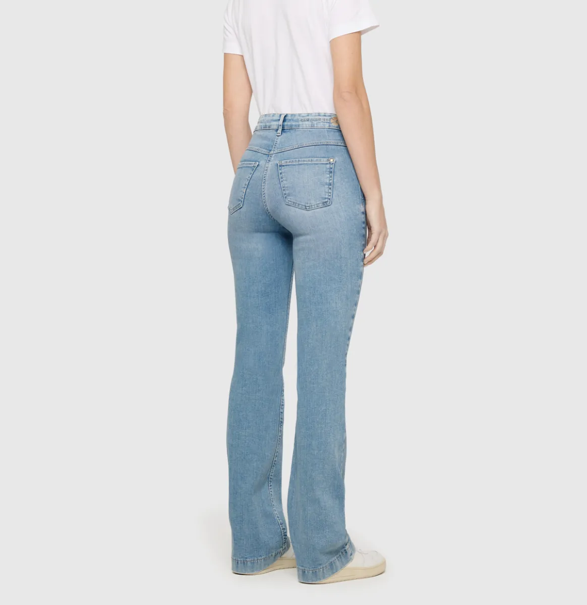 MAC-DREAM BOOT; 4; Trousers MAC Ladies-0358L542990-D215 Summer blue-DENIM