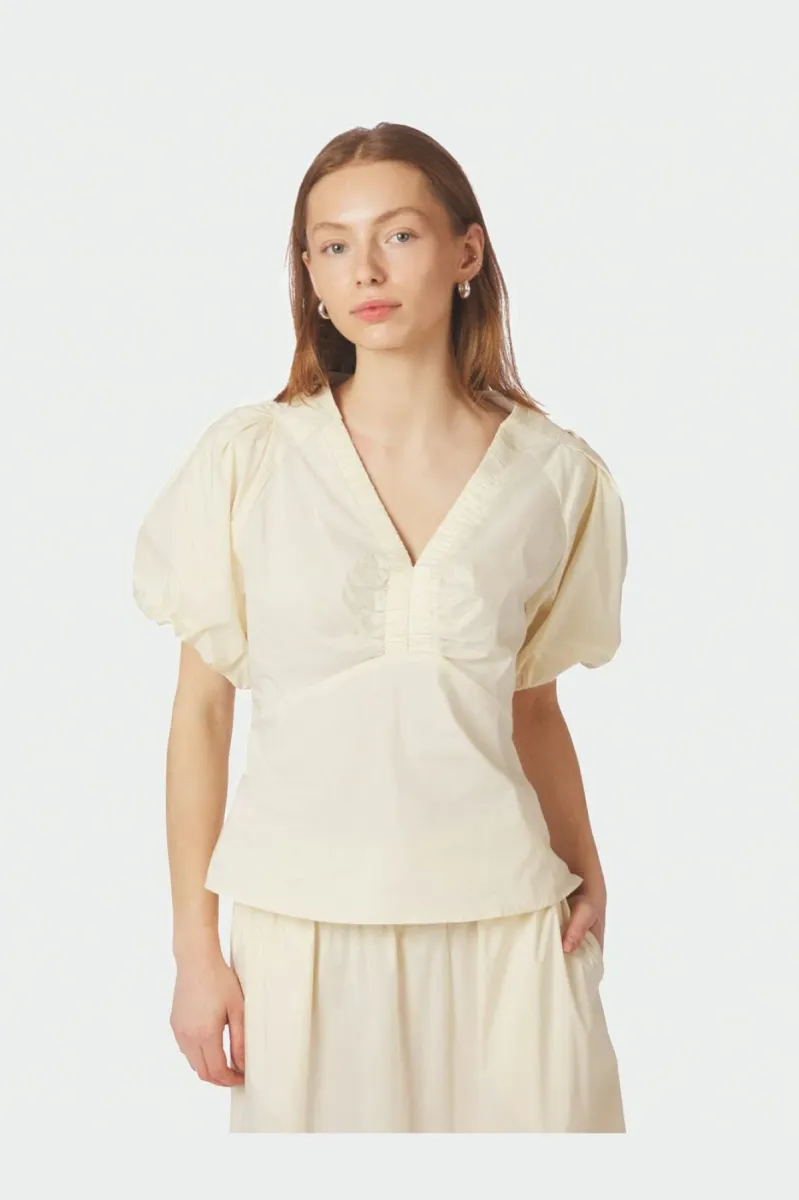 neo-noir-irina-poplin-blouse-162219-416-butter-yellow-vanille-3 Neo Noir-Irina Poplin Blouse-162219-416 Butter Yellow-VANILLE