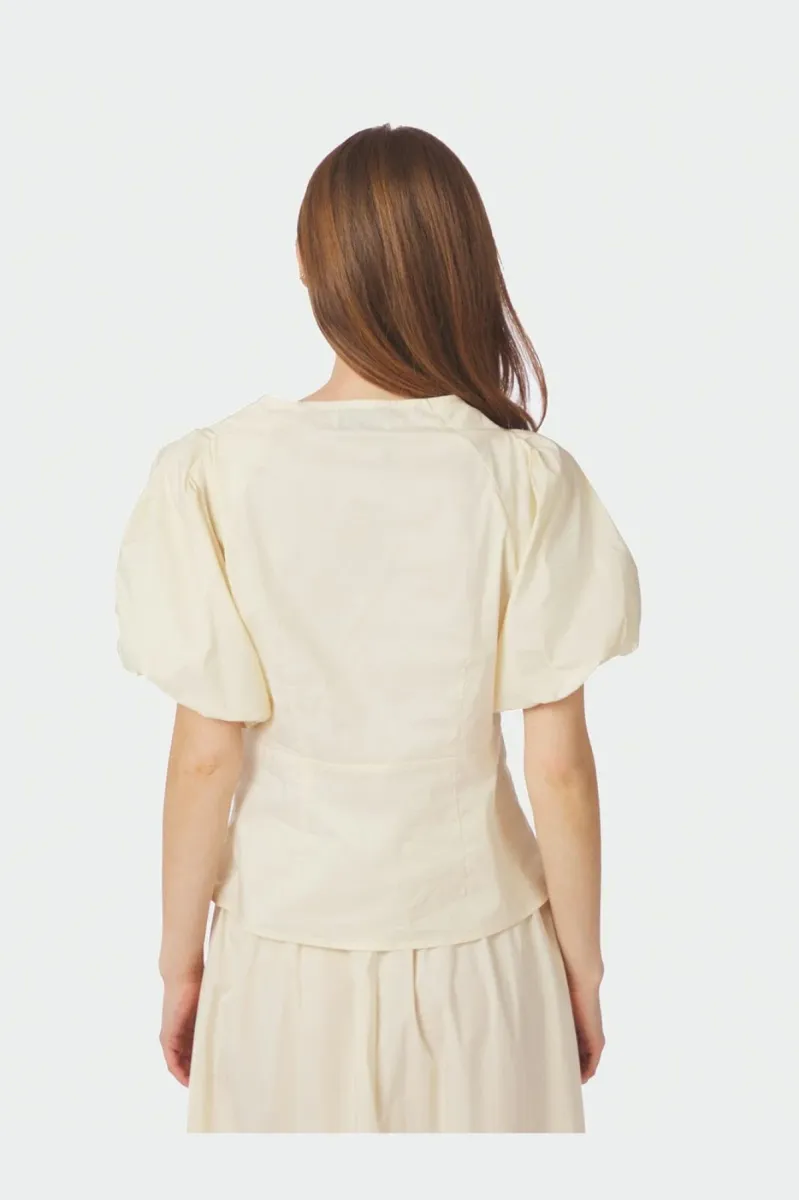 neo-noir-irina-poplin-blouse-162219-416-butter-yellow-vanille-4 Neo Noir-Irina Poplin Blouse-162219-416 Butter Yellow-VANILLE
