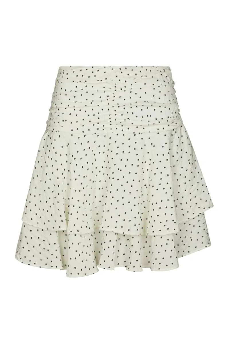 Neo Noir-Janie Mini Dot Skirt-168986-121 Off White-OFF WHITE