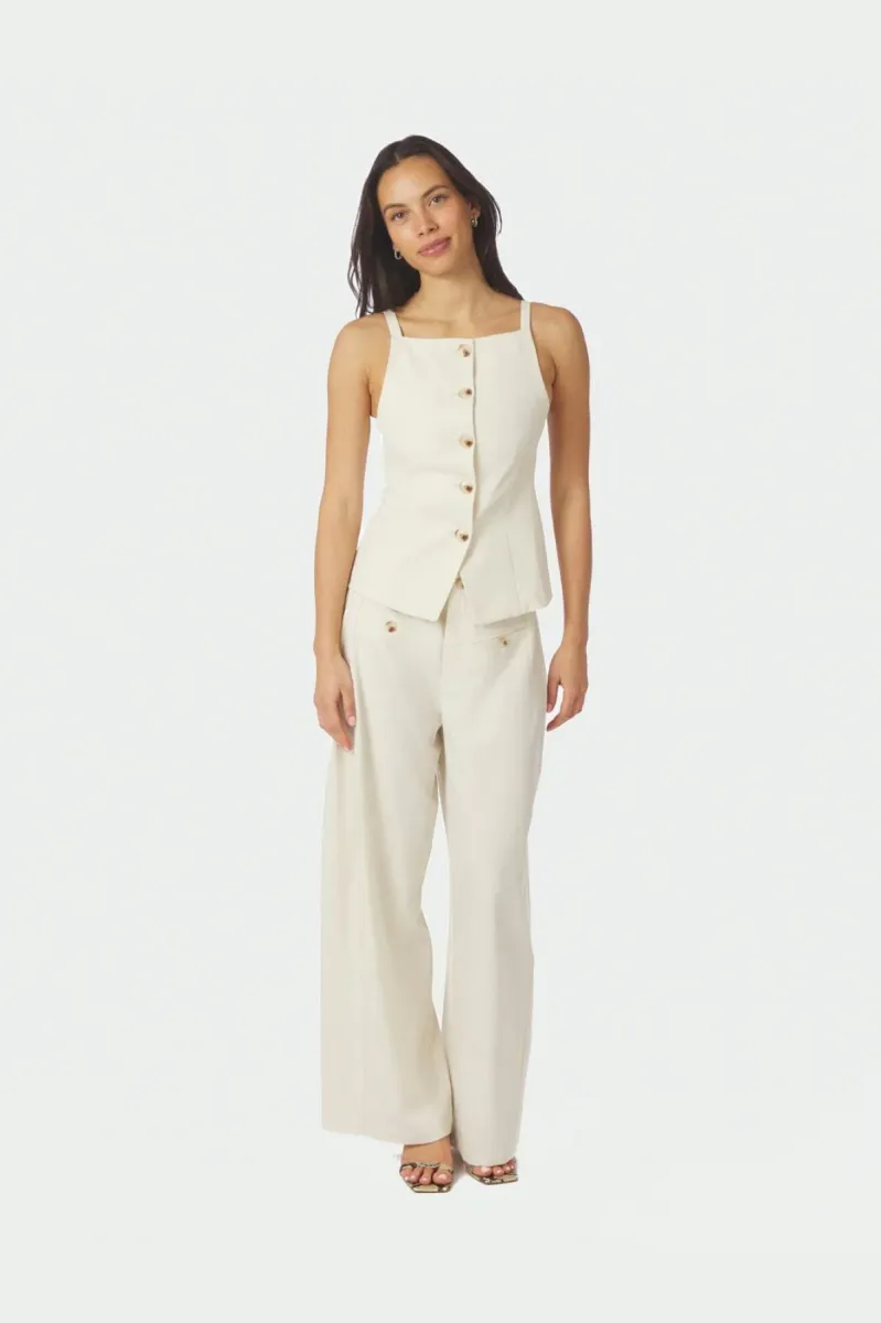 neo-noir-kylie-structure-wasitcoat-161620-121-off-white-off-white-2 Neo Noir-Kylie Structure Wasitcoat-161620-121 Off White-OFF WHITE