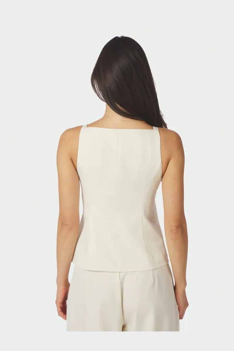 neo-noir-kylie-structure-wasitcoat-161620-121-off-white-off-white-3 Neo Noir-Kylie Structure Wasitcoat-161620-121 Off White-OFF WHITE
