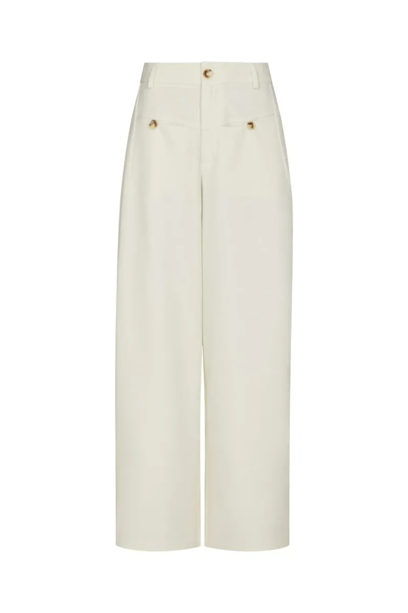 Neo Noir-Massie Structure Pants-165999-121 Off White-OFF WHITE