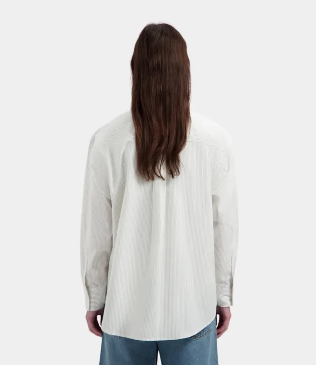 Olaf-Stripe oversized shirt-W250300-Off white treehouse-OFF WHITE
