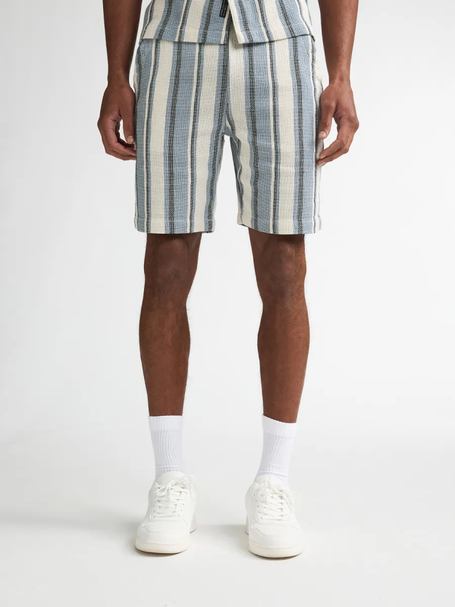 PETROL INDUSTRIES-Men Shorts Chino-M-1060-SHO518-5195 Marble blue-BLAUW