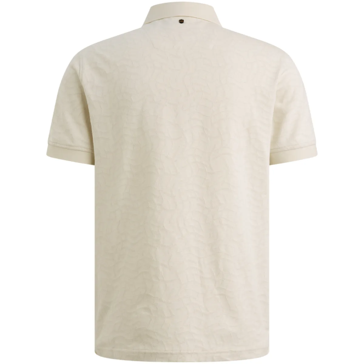 PME LEGEND-Short sleeve polo jersey jacquard-PPSS2605860-7001 Egret-OFF WHITE