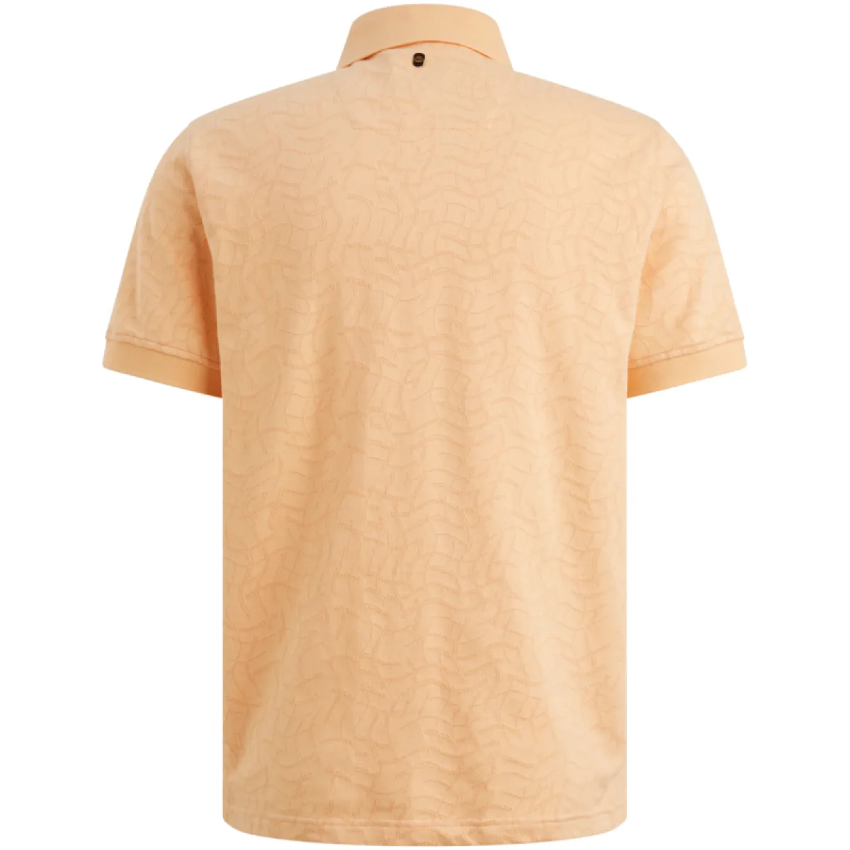 PME LEGEND-Short sleeve polo jersey jacquard-PPSS2605860-7137 Apricot cream-CREME