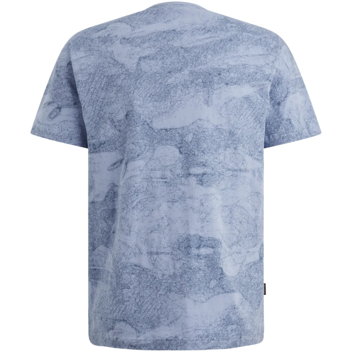 PME LEGEND-Short sleeve r-neck single jersey-PTSS2605578-5299 Hydrangea-BLAUW