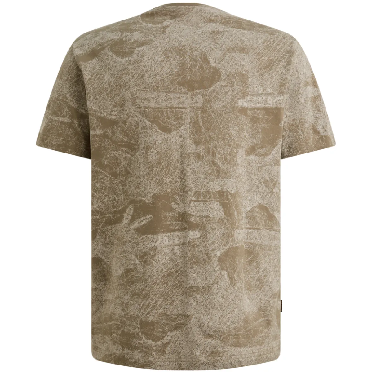 PME LEGEND-Short sleeve r-neck single jersey-PTSS2605578-6389 Dusky green-BLAUW