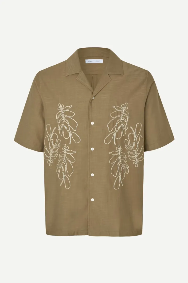 Samsoe Samsoe-Saoscar AX shirt 16073-M26200073-170517TCX Dusky green-GROEN
