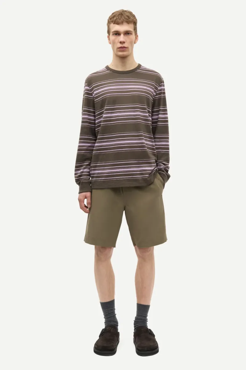 Samsoe Samsoe-Smith shorts 12671-M21200050-170517TCX Dusky green-GROEN