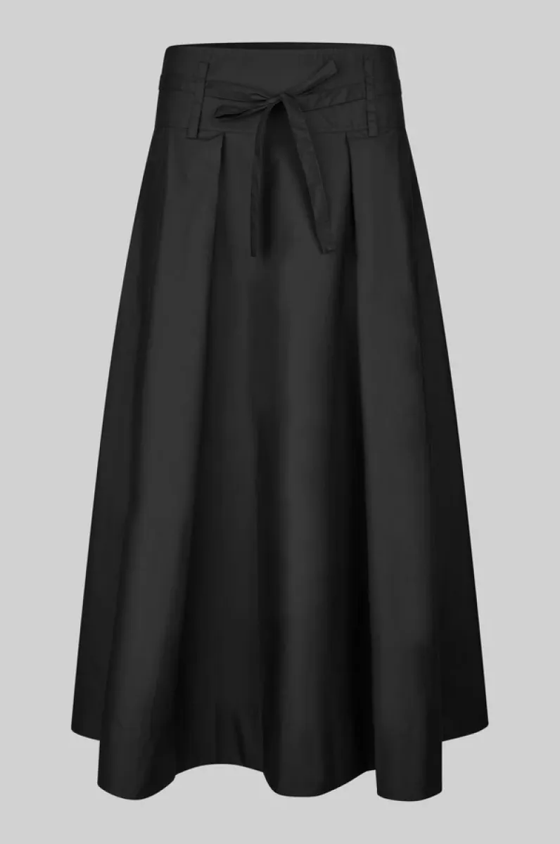 Second Female-Skirt-Larkini Skirt-8001 Black-BLACK