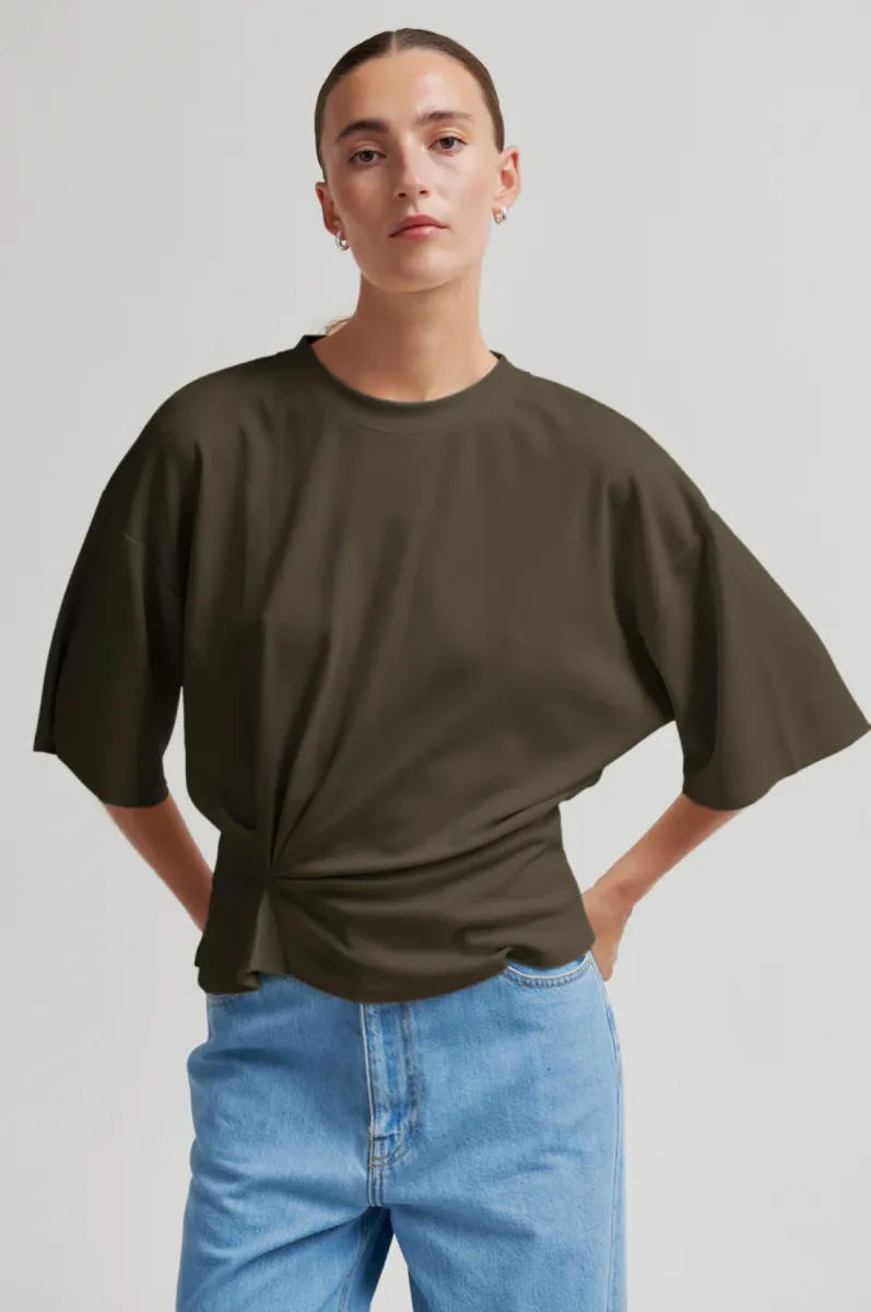 Second Female-Trousers-Missouri Tee-6129 Canteen-GROEN