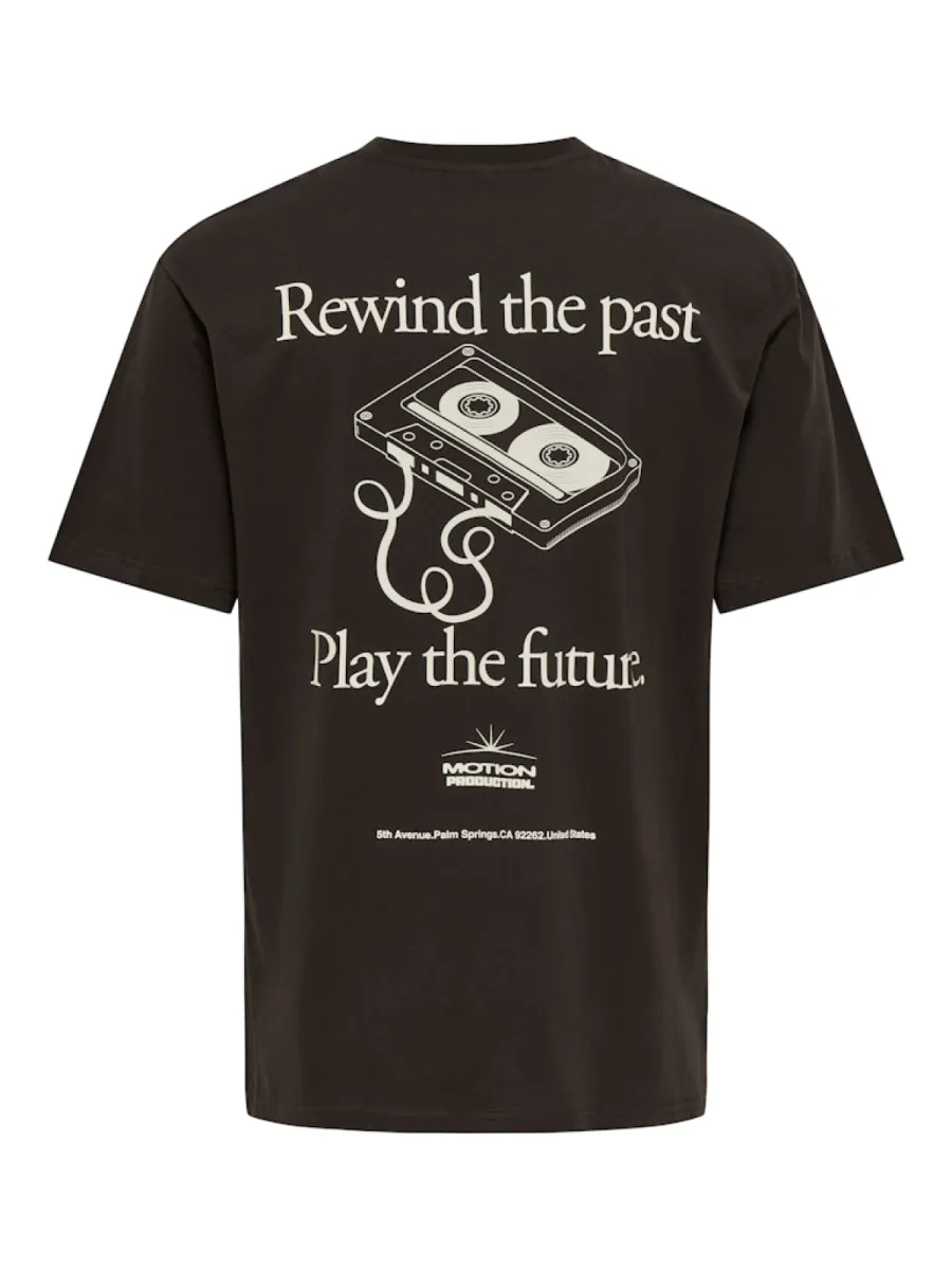 SONS-ONSVIBES LIFE RLX SS TEE CS-22039617-Coffee bean-CAFE