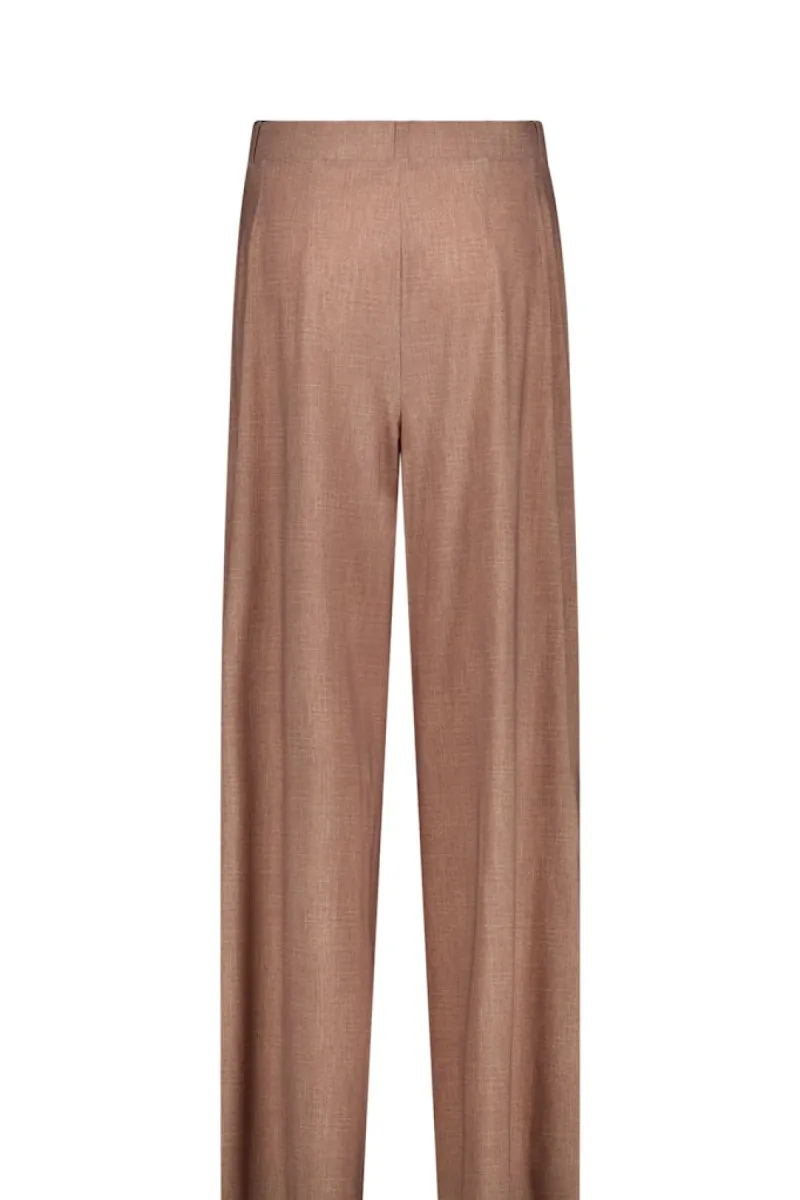 STUDIO ANNELOES-Liese linen look trousers-13860-2200 Latte-CAFE