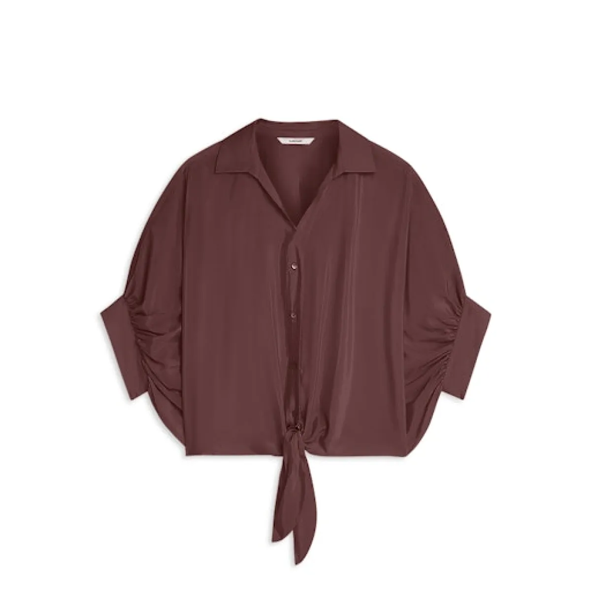 Summum-Blouse batsleeves viscose cotton-2s3493-12370-334 Deep fig-PAARS