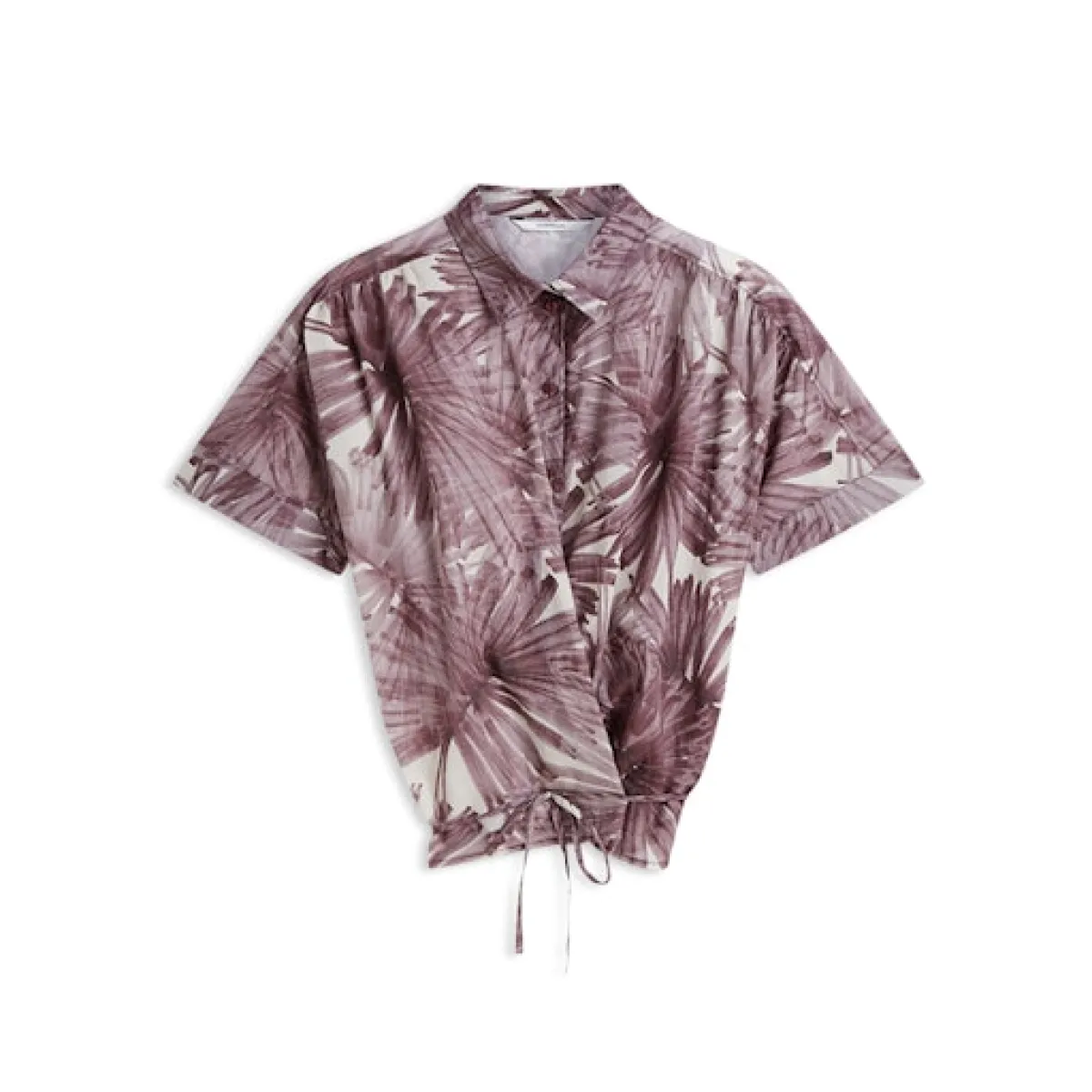 Summum-Blouse flowers all over-2s3481-12450-334 Deep fig-PAARS
