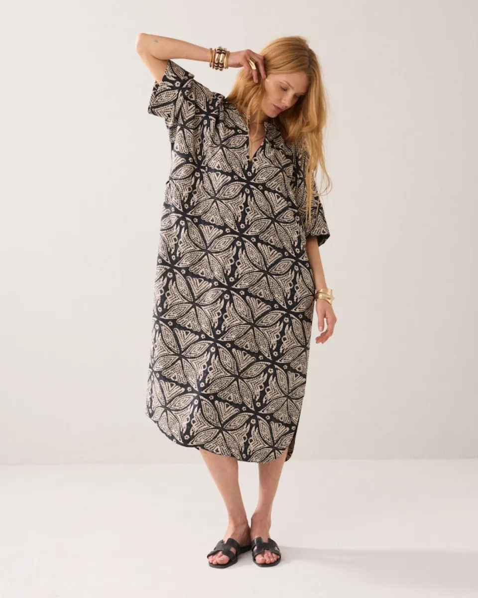 Summum-Dress ethnic-5s1655-12448-990 Black-ZWART