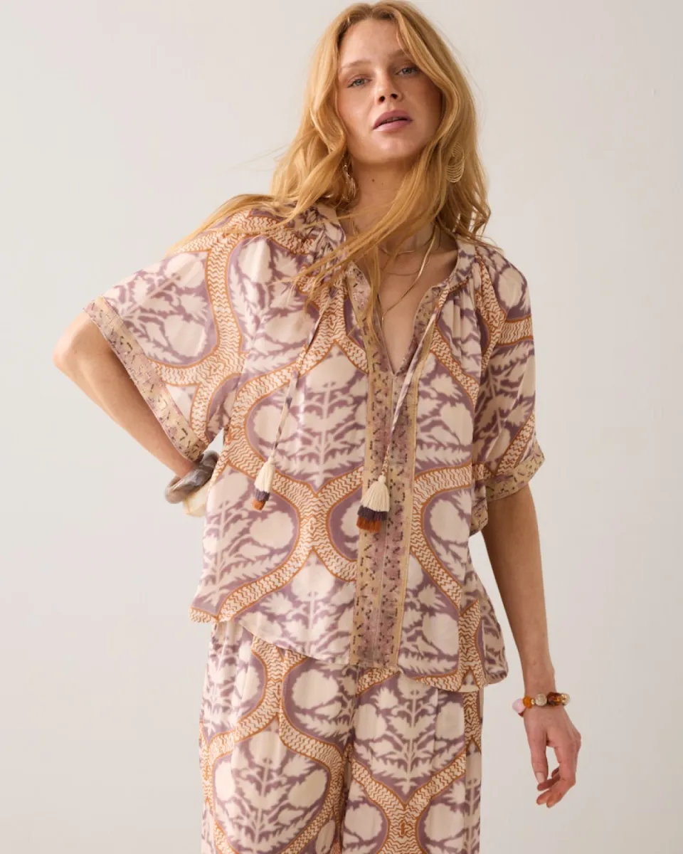 Summum-Top art deco print-2s3284-12121-120 Multicolour-MULTICOLOR