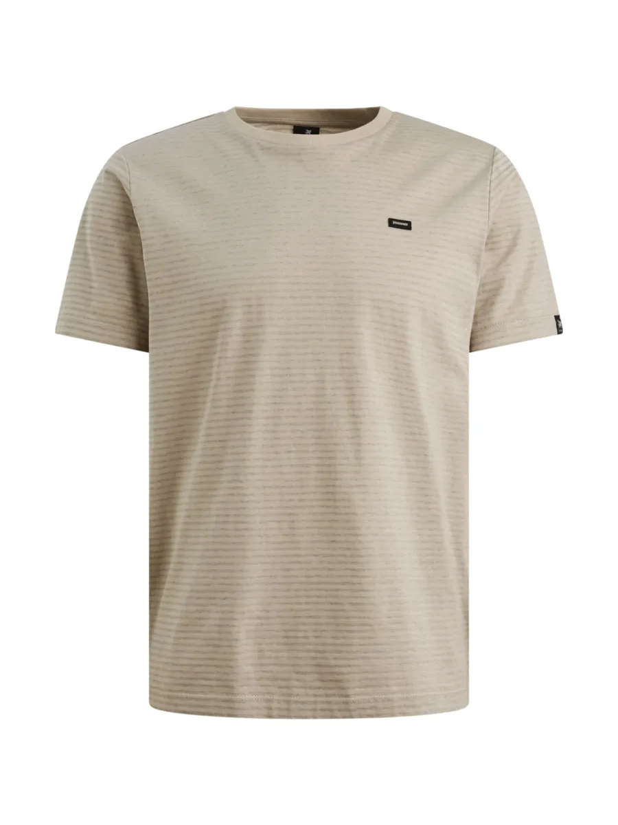 Vanguard-Short sleeve polo cotton linen ble-VPSS2604860-8202 Burlwood-BRUIN
