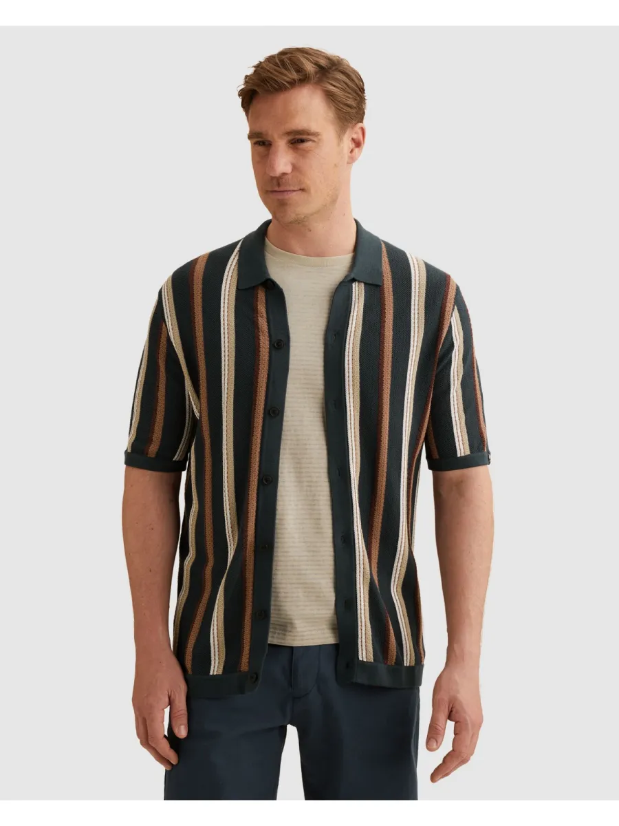 Vanguard-Short sleeve polo cotton modal-VPSS2604854-5108 Midnight navy-NAVY