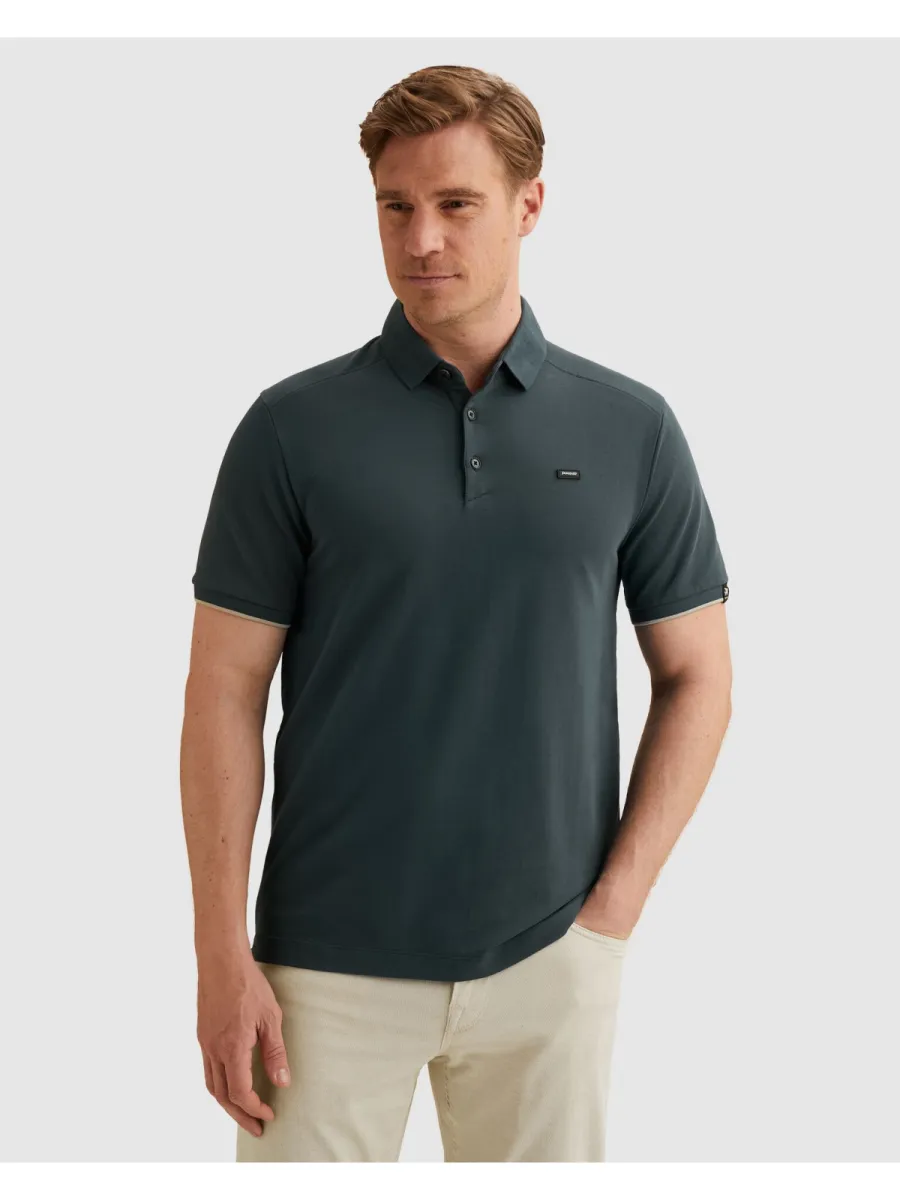 Vanguard-Short sleeve polo pique blend gentlemans deal-VPSS2604850-5108 Midnight navy-NAVY