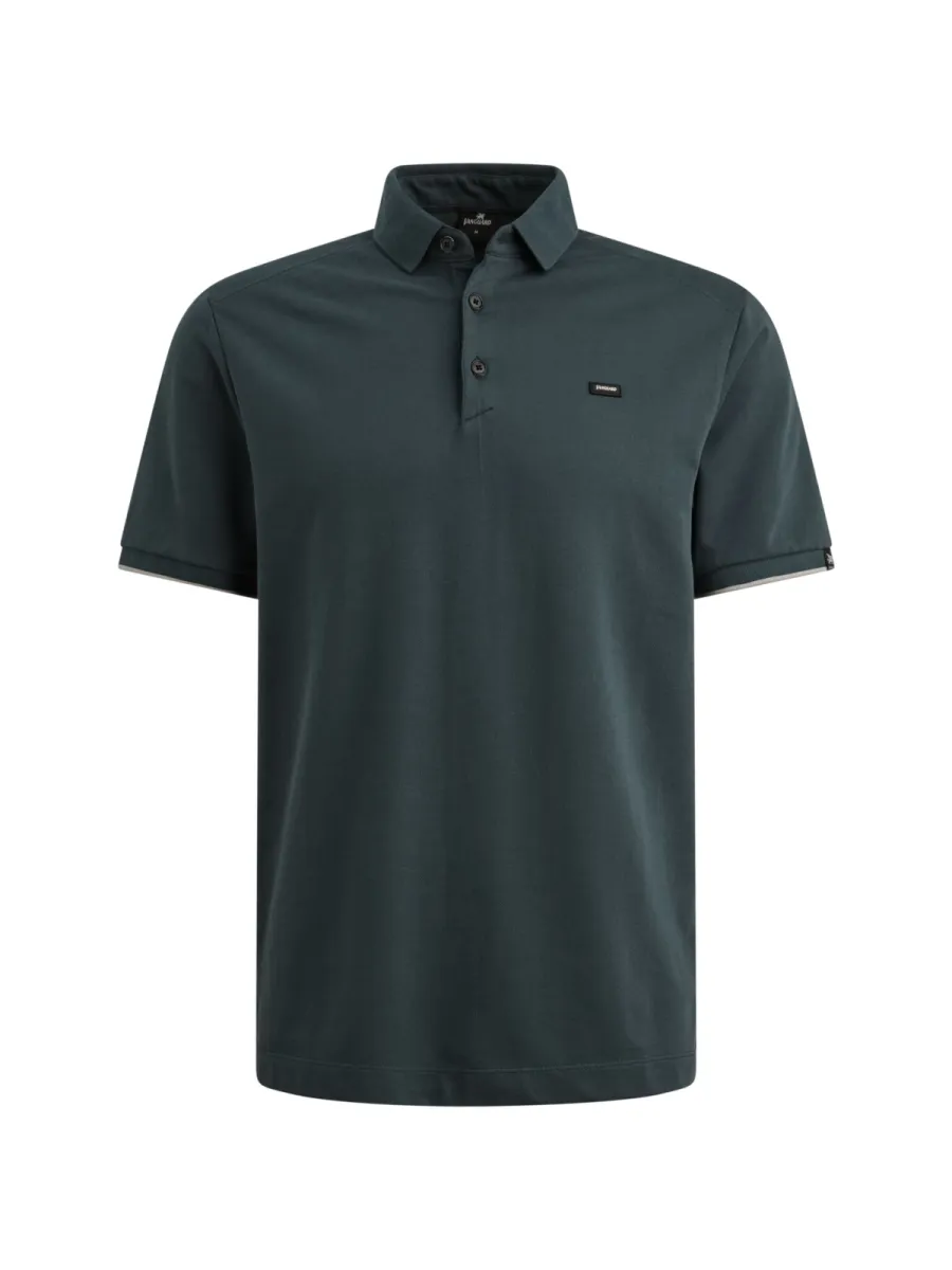 Vanguard-Short sleeve polo pique blend gentlemans deal-VPSS2604850-5108 Midnight navy-NAVY