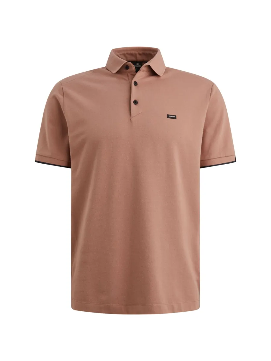 Vanguard-Short sleeve polo pique blend gentlemans deal-VPSS2604850-8202 Burlwood-BRUIN