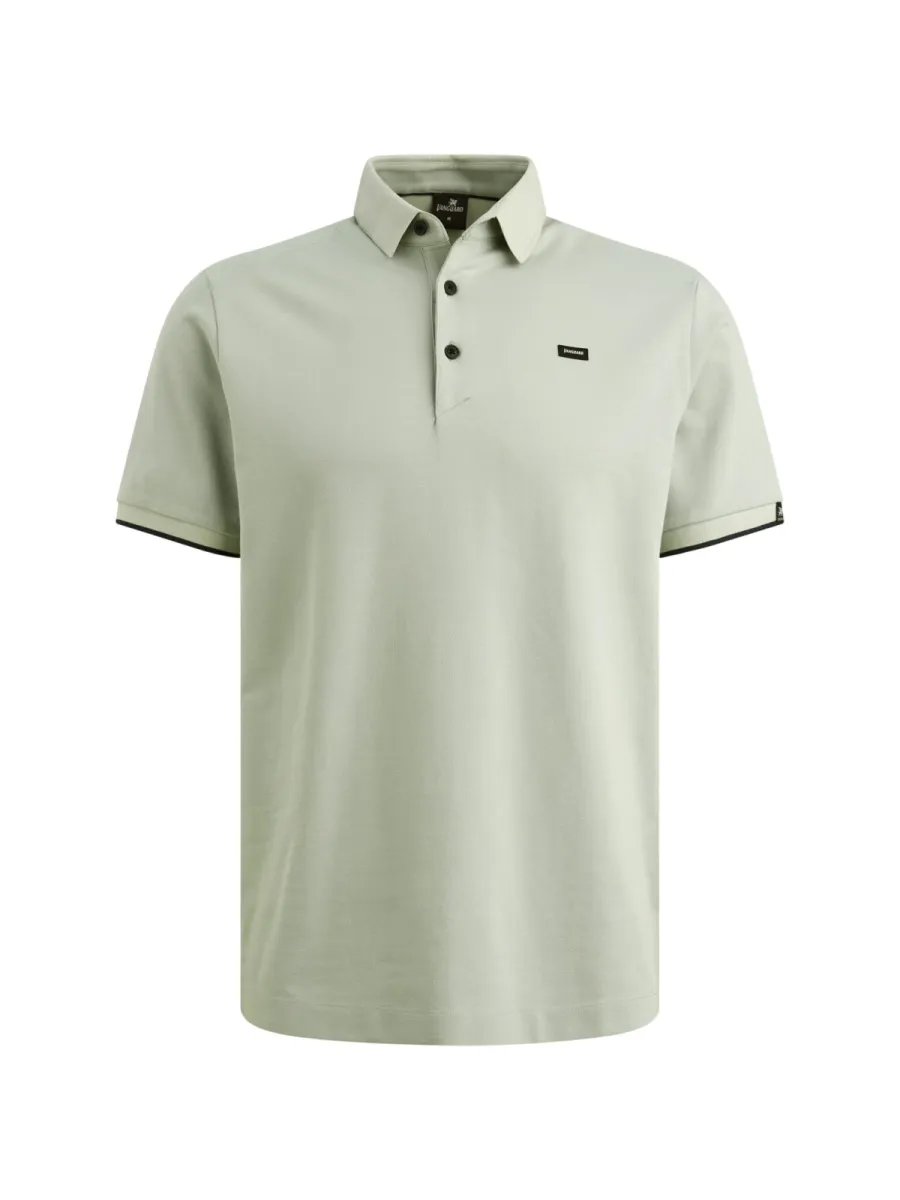 Vanguard-Short sleeve polo pique blend gentlemans deal-VPSS2604850-9089 Aqua gray-GRIJS
