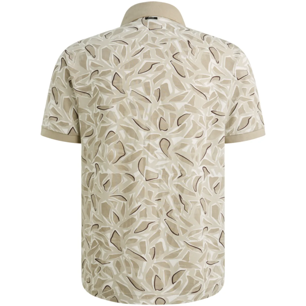 Vanguard-Short sleeve polo stretch pique blend-VPSS2605881-8265 Pure cashmere-BEIGE