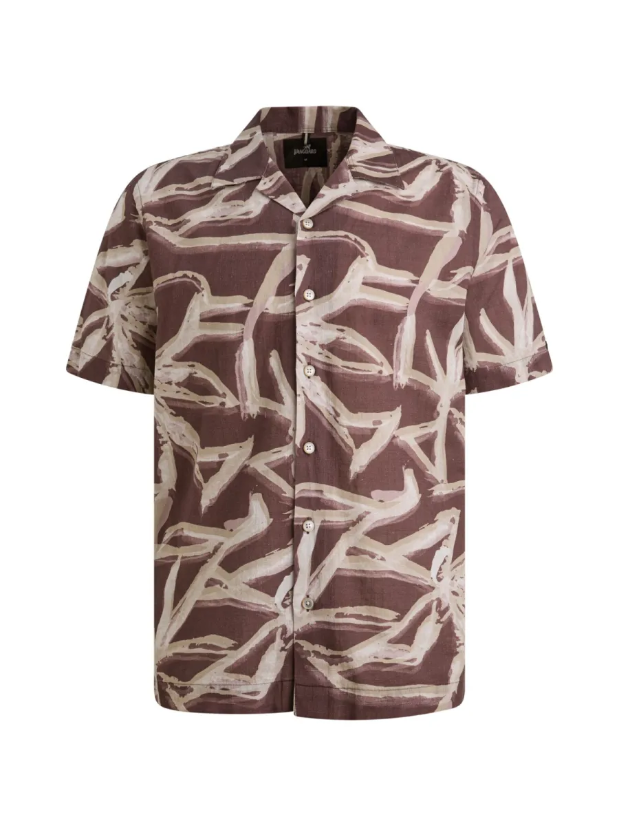Vanguard-Short Sleeve Shirt Printed-VSIS2605285-4090 Catawba grapte-ROOD