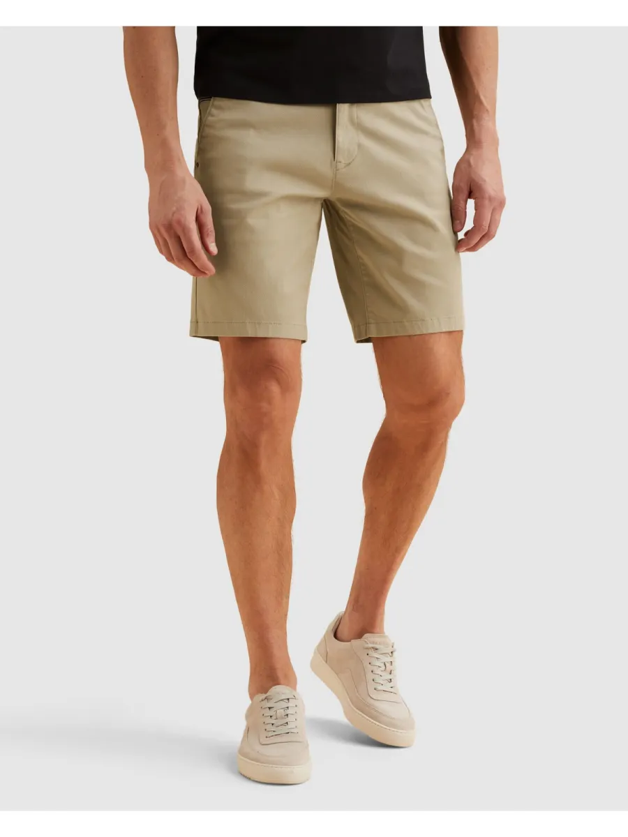 Vanguard-V65 Shorts dobby stretch pakket shorts-VSH2604668-8265 Pure cashmere-BEIGE