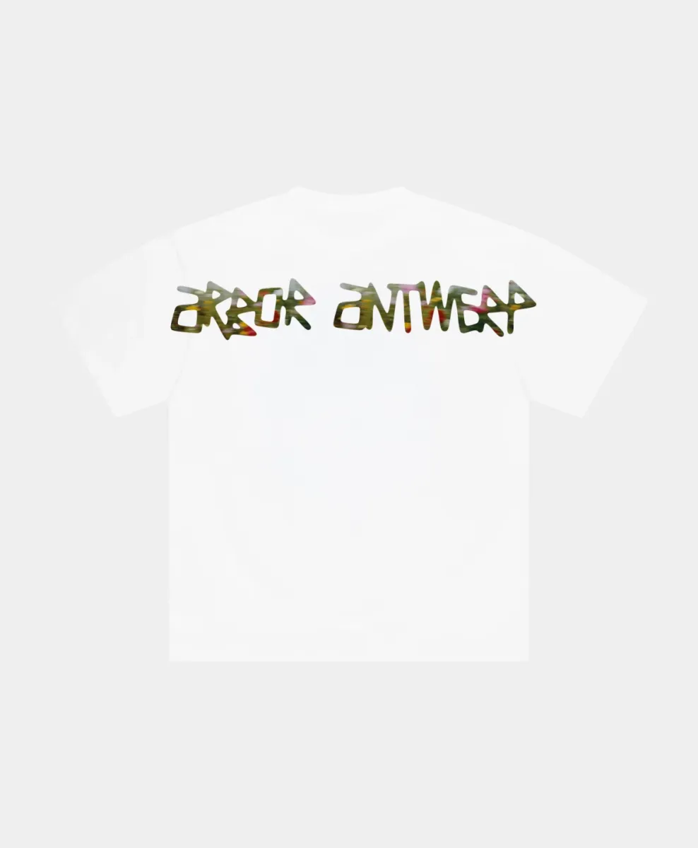 Arbor antwerp--Flower motion t-shirt--WIT