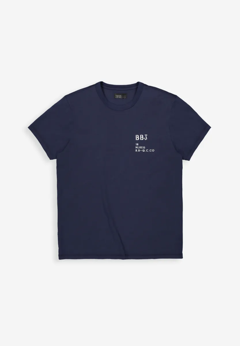 BUTCHER OF BLUE-Classic BB hook tee-M2614038-890 Alaska blue-NAVY