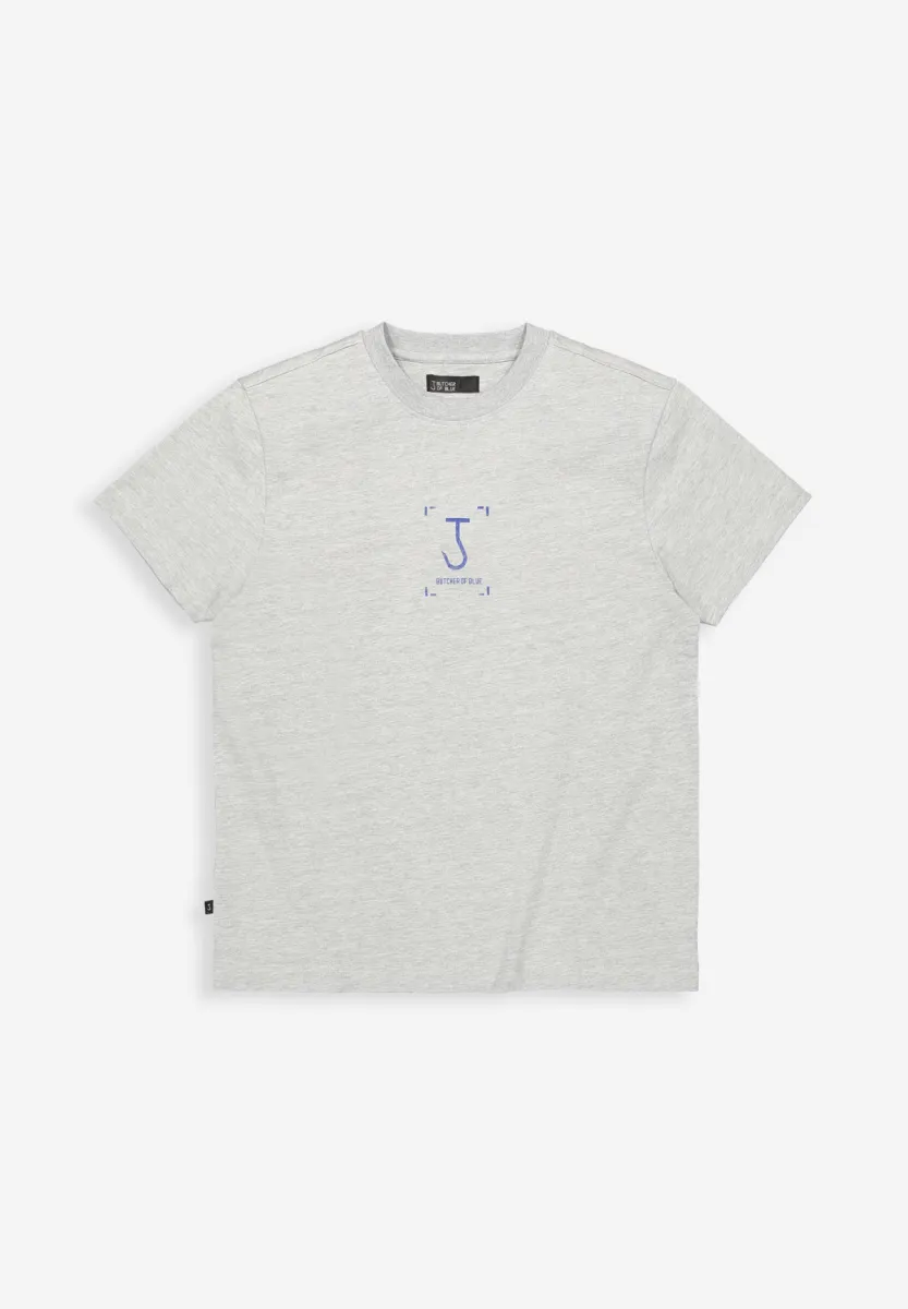 BUTCHER OF BLUE-Manifest loose tee-M2614037-133 Grey melange-OFF WHITE