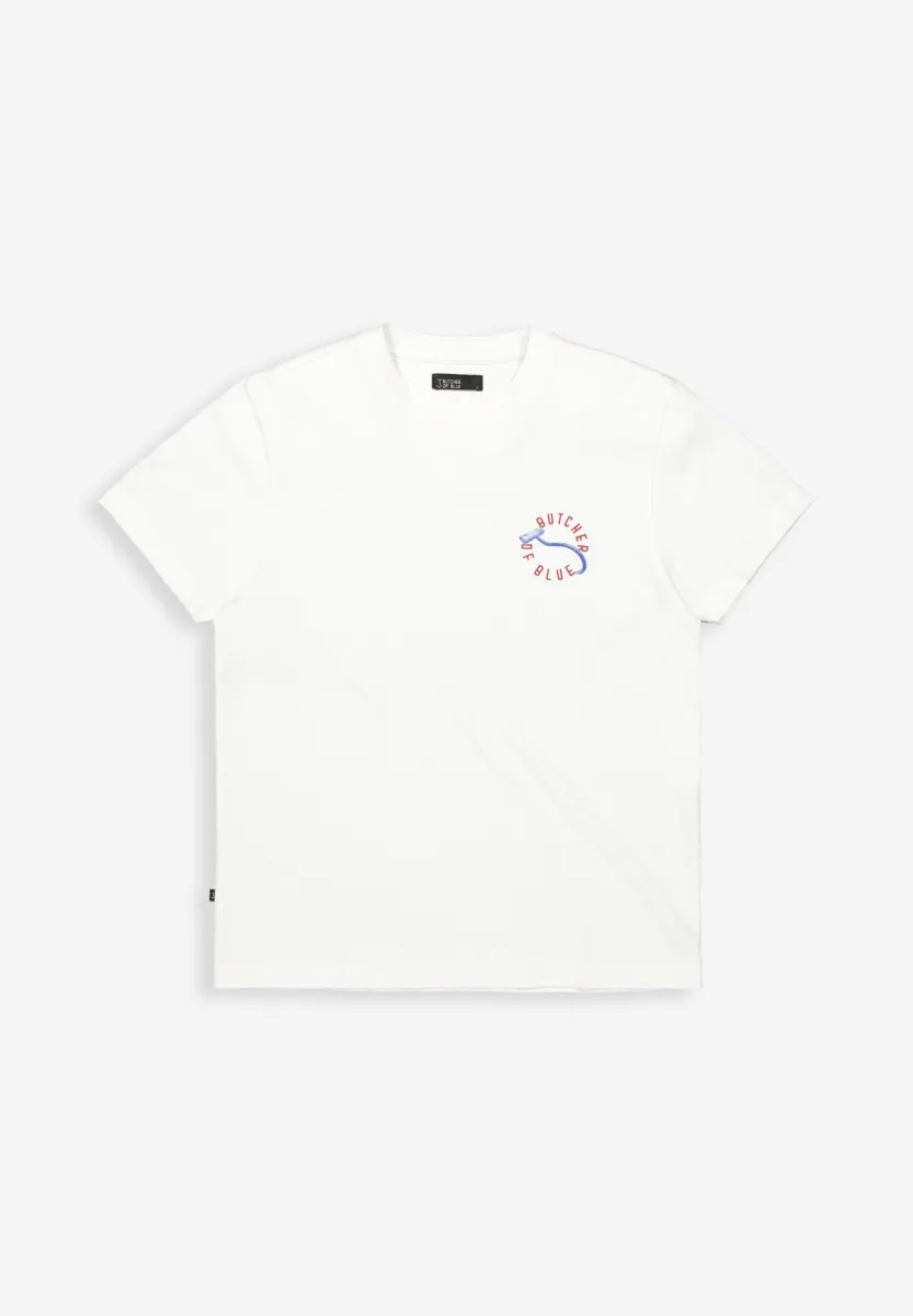 BUTCHER OF BLUE-Vintage hook loose tee-M2614036-112 Titan white-OFF WHITE