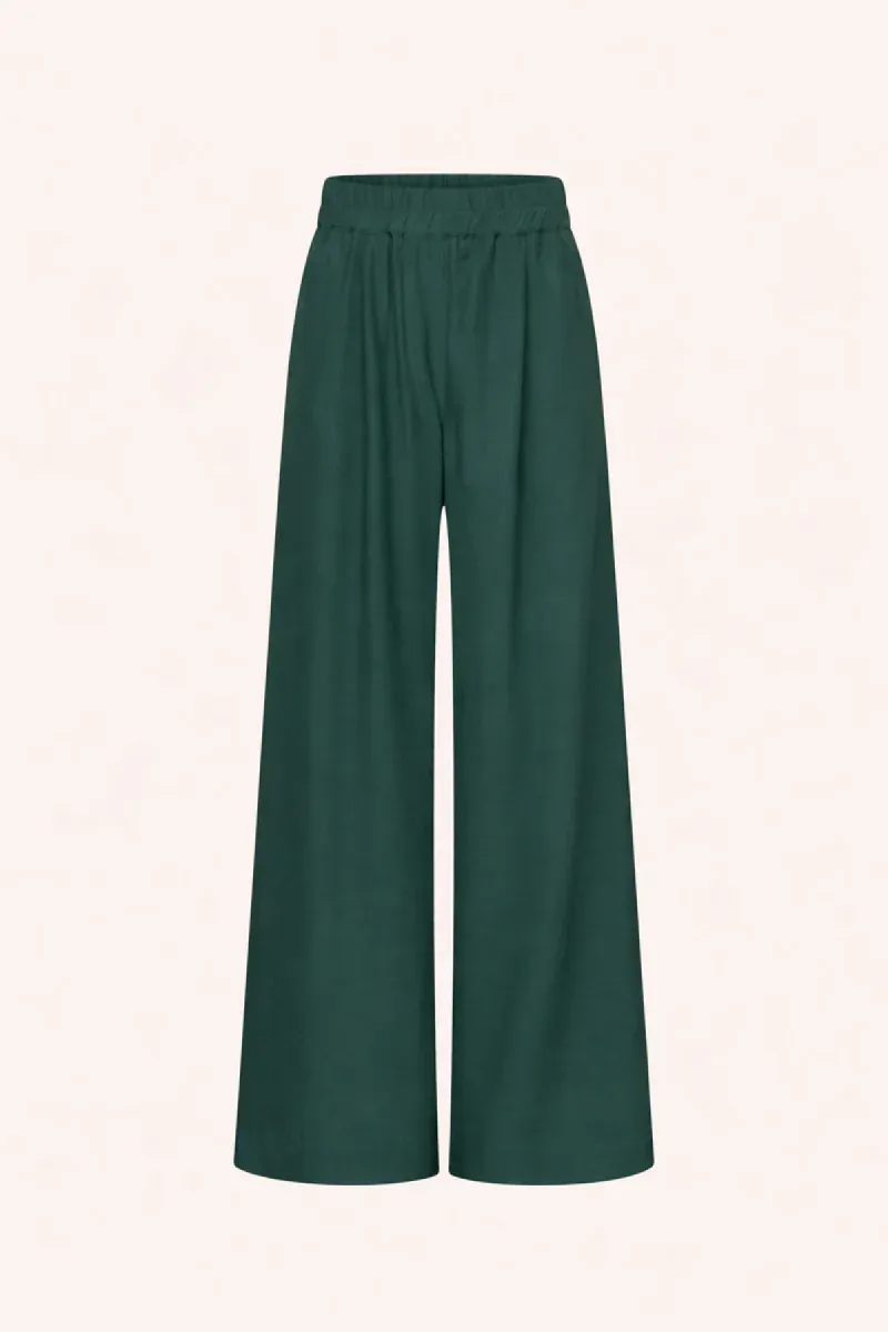 By-bar-Benji Viscose Pant-26418013-475 Dried Basil-GROEN