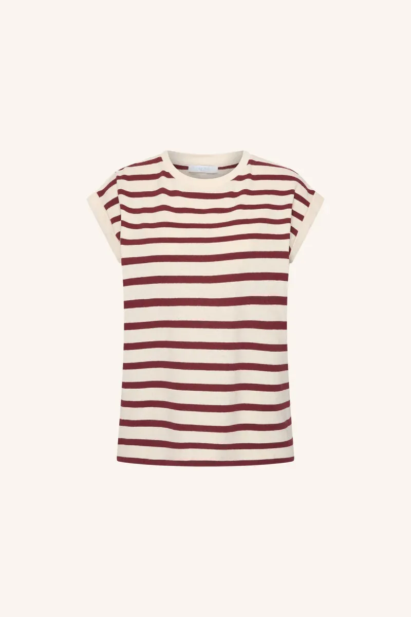 By-bar-Tobi Stripe Top-26411105-1338 Grain Wine stripe-BORDEAUX