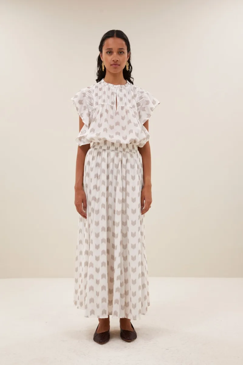 by-bar-vina-linen-blouse-26112075-043-oase-ikat-creme-4 By-bar-Vina Linen Blouse-26112075-043 Oase Ikat-CREME