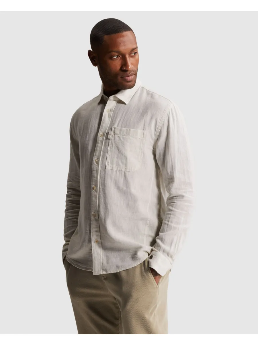 cast-iron-long-sleeve-shirt-cotton-linen-yar-csi2604250-7014-silver-birch-licht-parel-grijs-1 CAST IRON-Long sleeve shirt Cotton linen yar-CSI2604250-7014 Silver birch-LICHT-/PAREL GRIJS