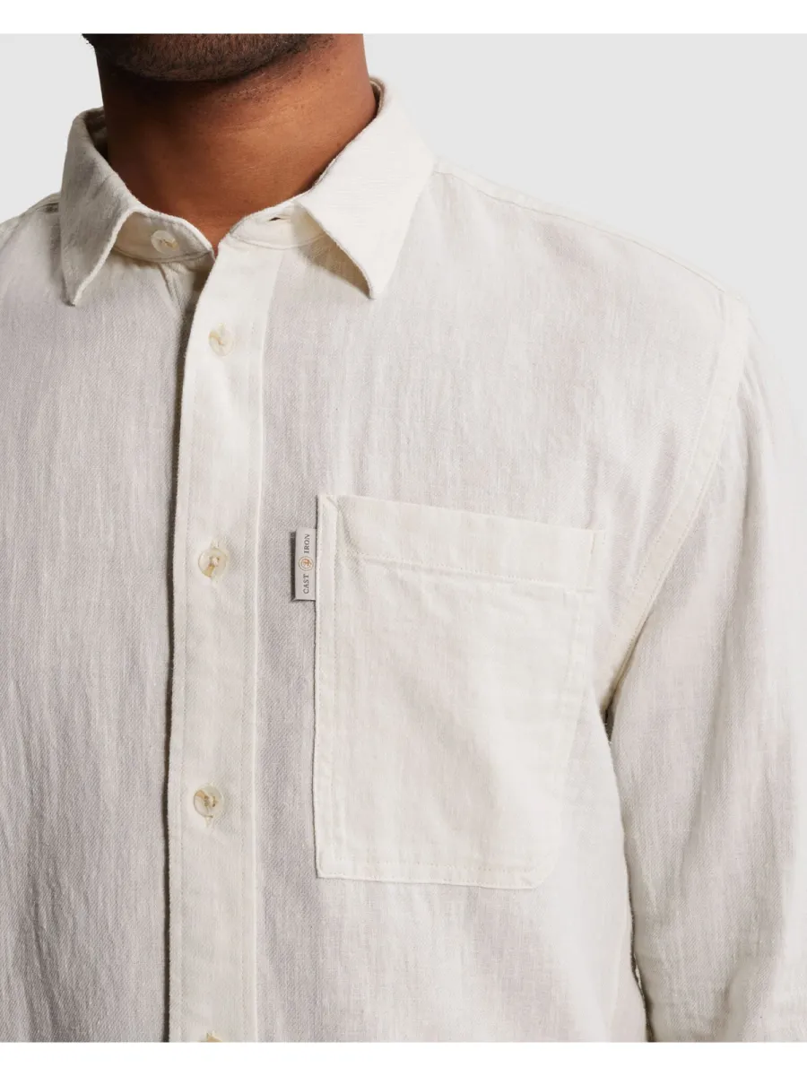 cast-iron-long-sleeve-shirt-cotton-linen-yar-csi2604250-7014-silver-birch-licht-parel-grijs-2 CAST IRON-Long sleeve shirt Cotton linen yar-CSI2604250-7014 Silver birch-LICHT-/PAREL GRIJS
