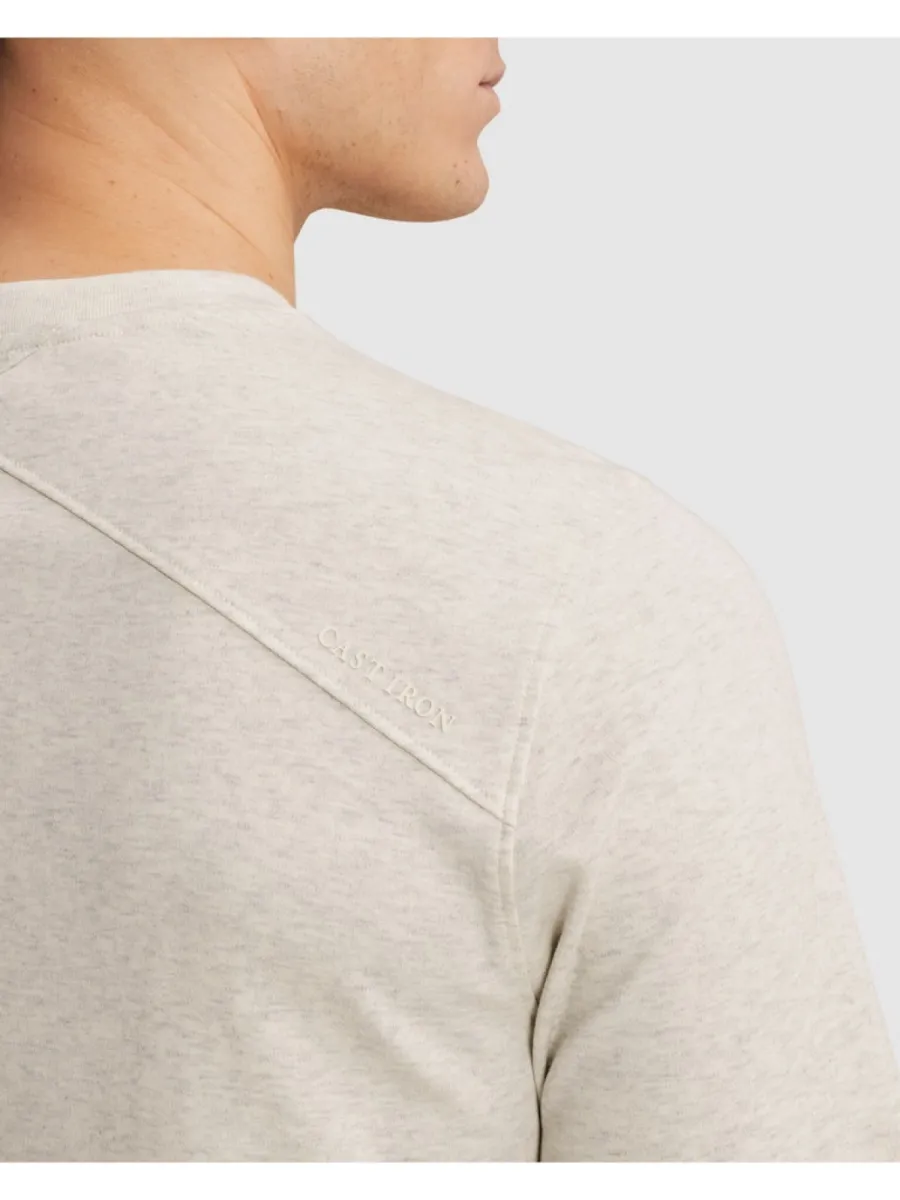 cast-iron-short-sleeve-r-neck-regular-fit-interlock-ctss2606590-911-natural-melee-naturel-1 CAST IRON-Short sleeve r-neck regular fit interlock-CTSS2606590-911 Natural melee-NATUREL