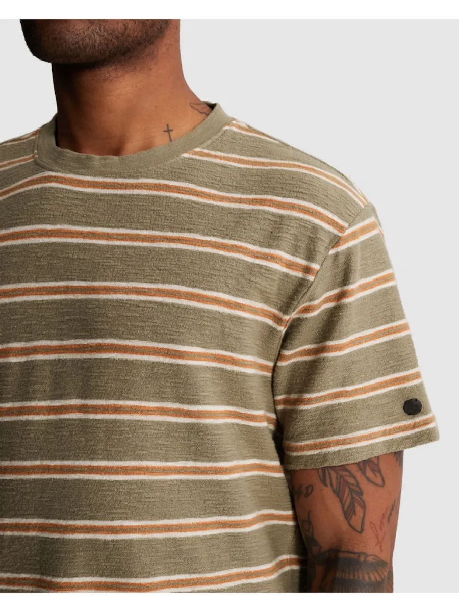 cast-iron-short-sleeve-r-neck-relaxed-fit-structure-ctss2606585-6148-vetiver-groen-1 CAST IRON-Short sleeve r-neck relaxed fit structure-CTSS2606585-6148 Vetiver-GROEN