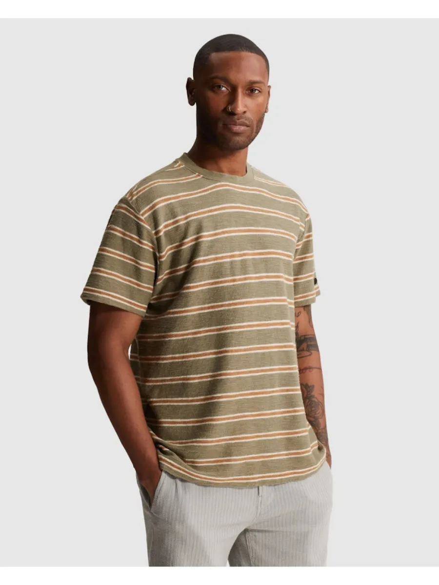 cast-iron-short-sleeve-r-neck-relaxed-fit-structure-ctss2606585-6148-vetiver-groen-2 CAST IRON-Short sleeve r-neck relaxed fit structure-CTSS2606585-6148 Vetiver-GROEN
