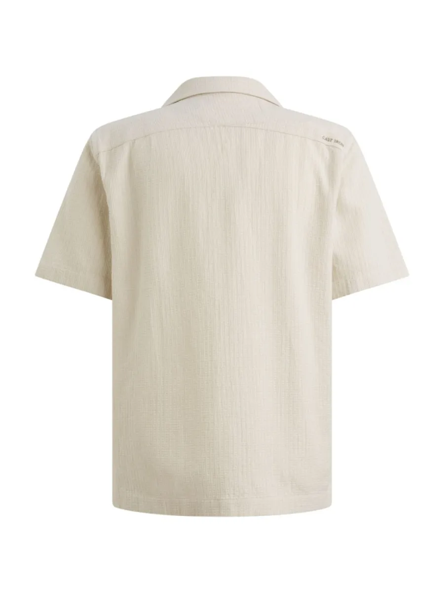 cast-iron-short-sleeve-shirt-yarn-dye-struct-csis2605280-7041-rock-stone-6 CAST IRON-Short Sleeve Shirt Yarn dye struct-CSIS2605280-7041 Rock-STONE