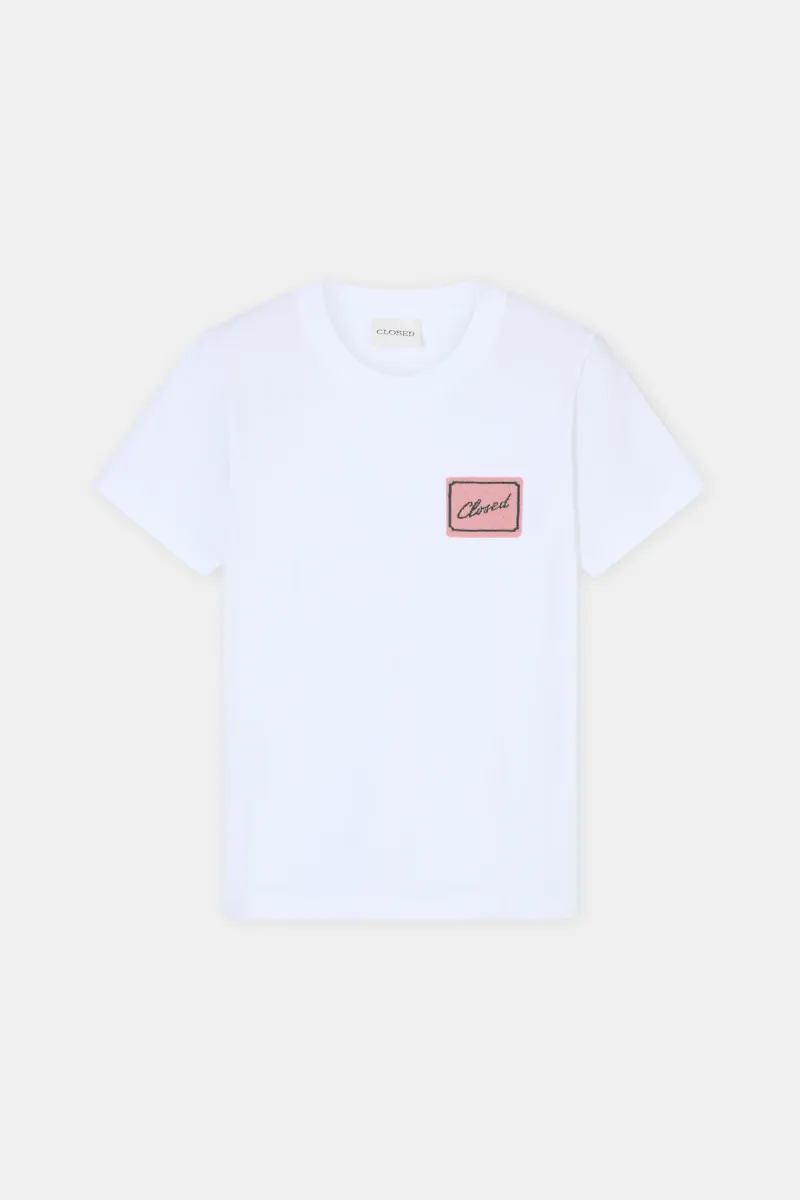Closed-Basic t-shirt-C95964-44H-EM-200-WIT