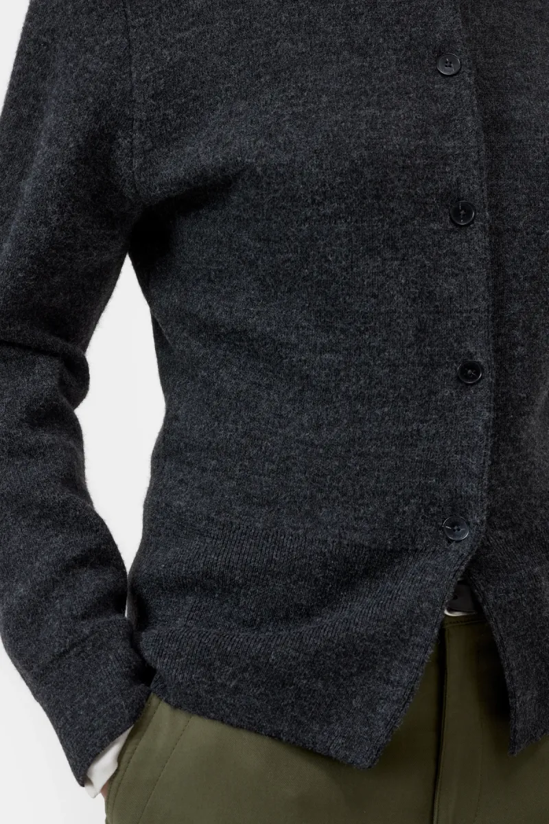 closed-crew-neck-cardigan-c96827-97h-cr-177-black-melange-zwart-6 Closed-Crew neck cardigan-C96827-97H-CR-177 Black melange-ZWART