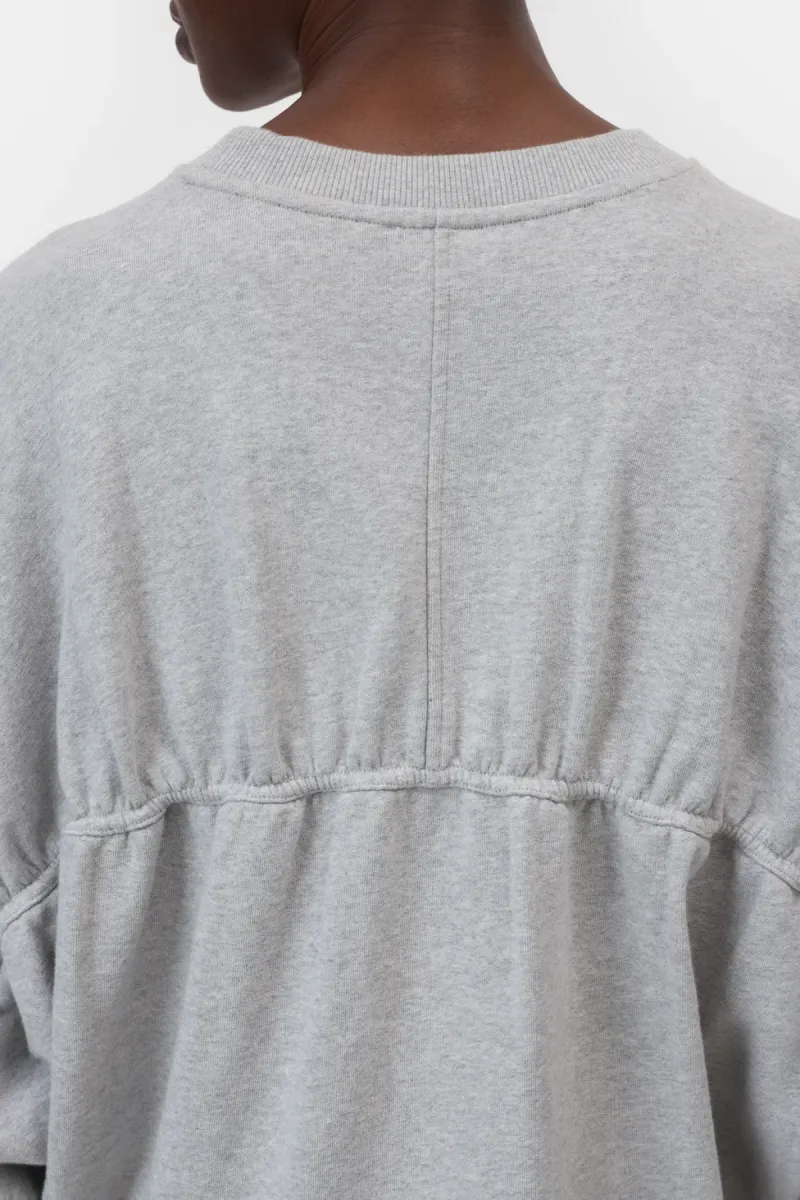closed-gathered-sweatshirt-c95761-475-22-127-light-grey-melange-licht-parel-grijs-3 Closed-Gathered sweatshirt-C95761-475-22-127 Light grey melange-LICHT-/PAREL GRIJS